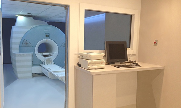 Short Term Mobile MRI Rental Interior with Office Siemens Avanto